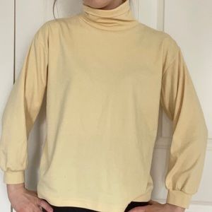 Willow Bay | Yellow Turtleneck | Size L (14-16)